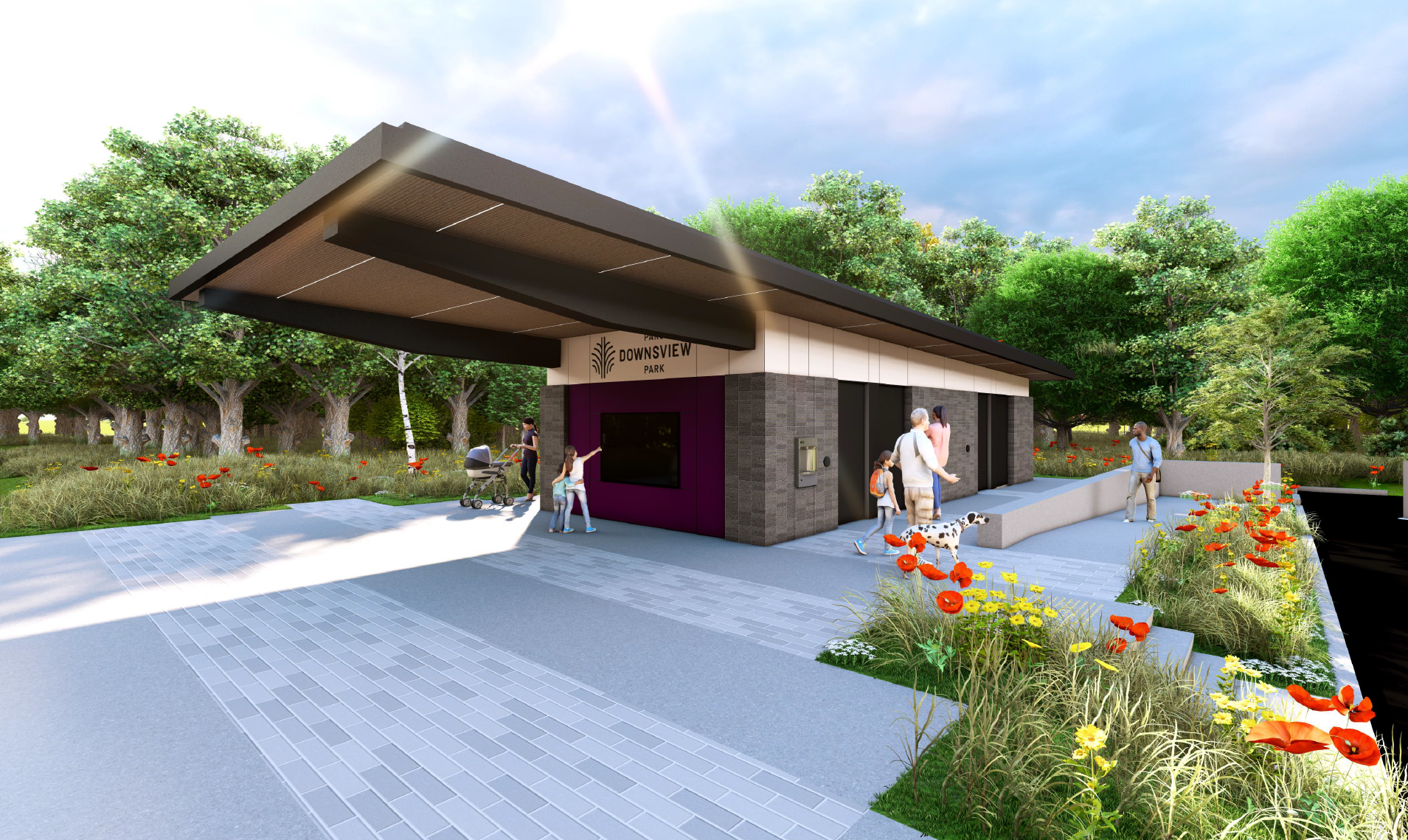 North Pavilion front