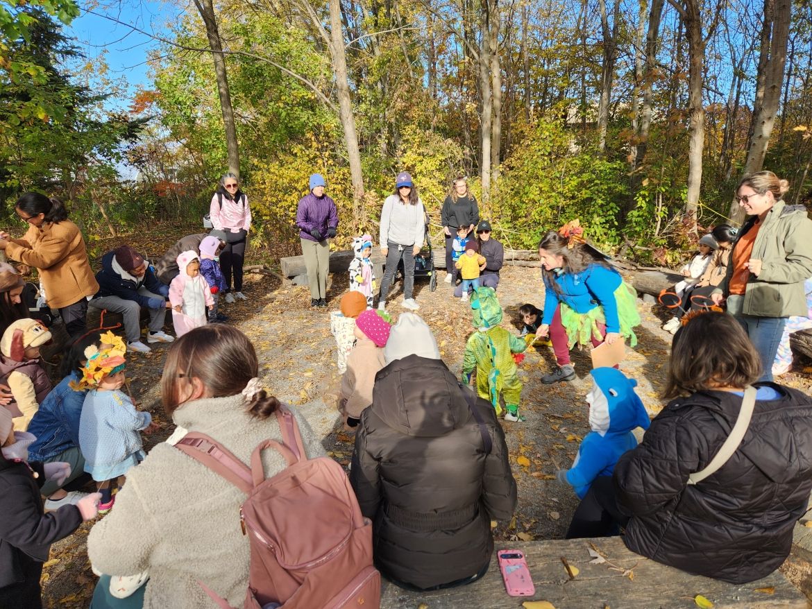 people in the forest