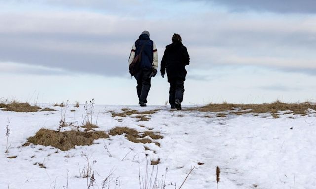 winter walking