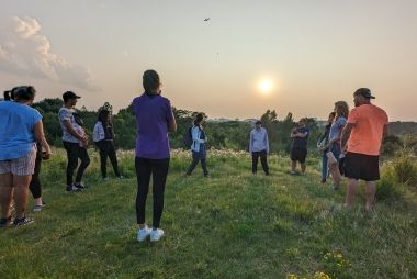 group outdoors